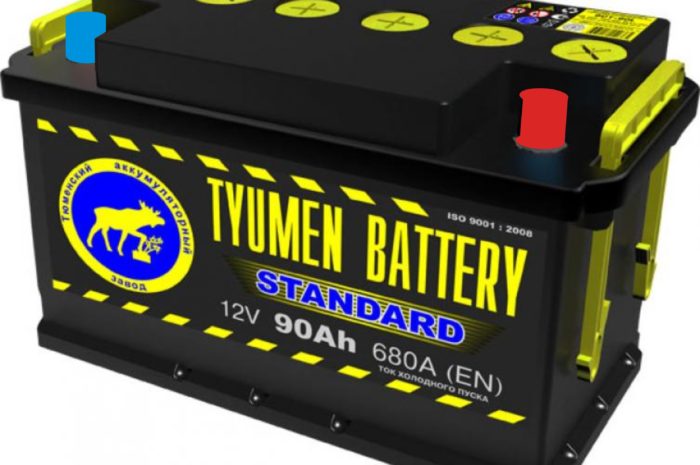 Аккумуляторная батарея TYUMEN battery STANDART  6СТ-90 L О.П.